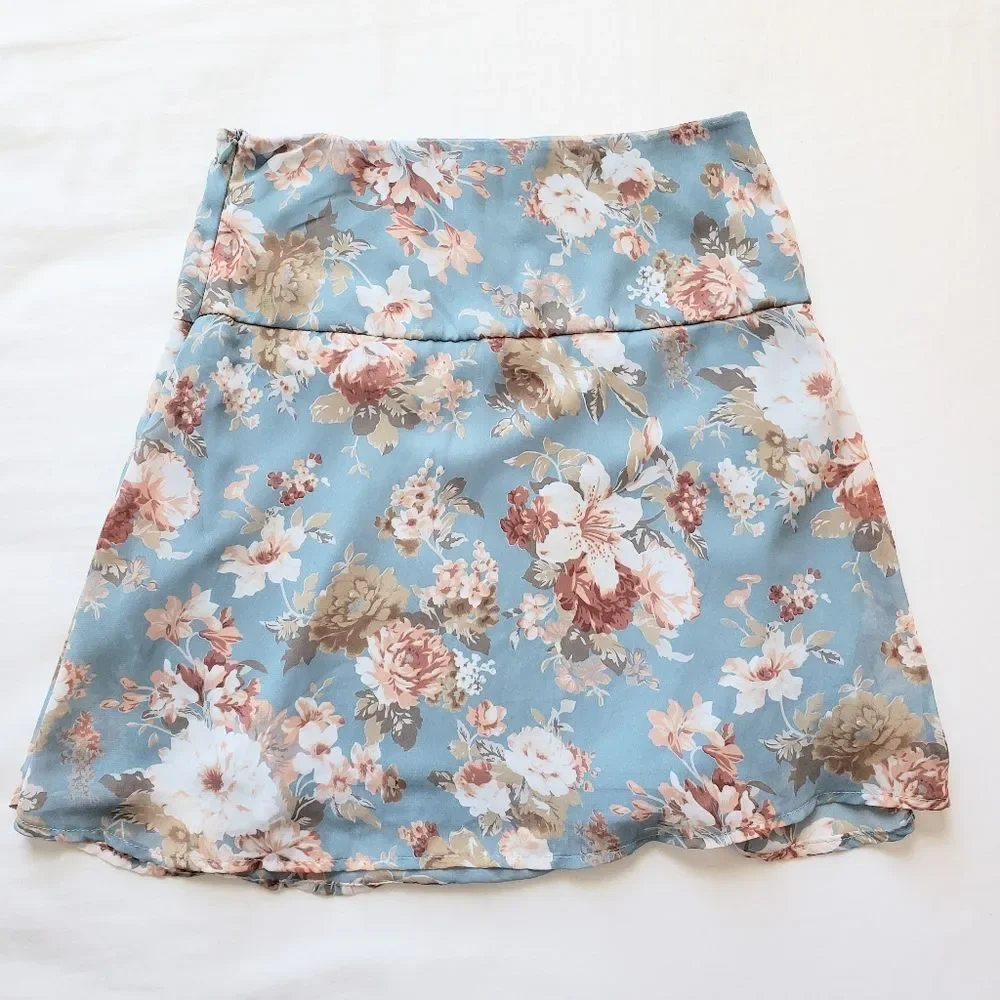 Altar'd State Floral Skirt Size S